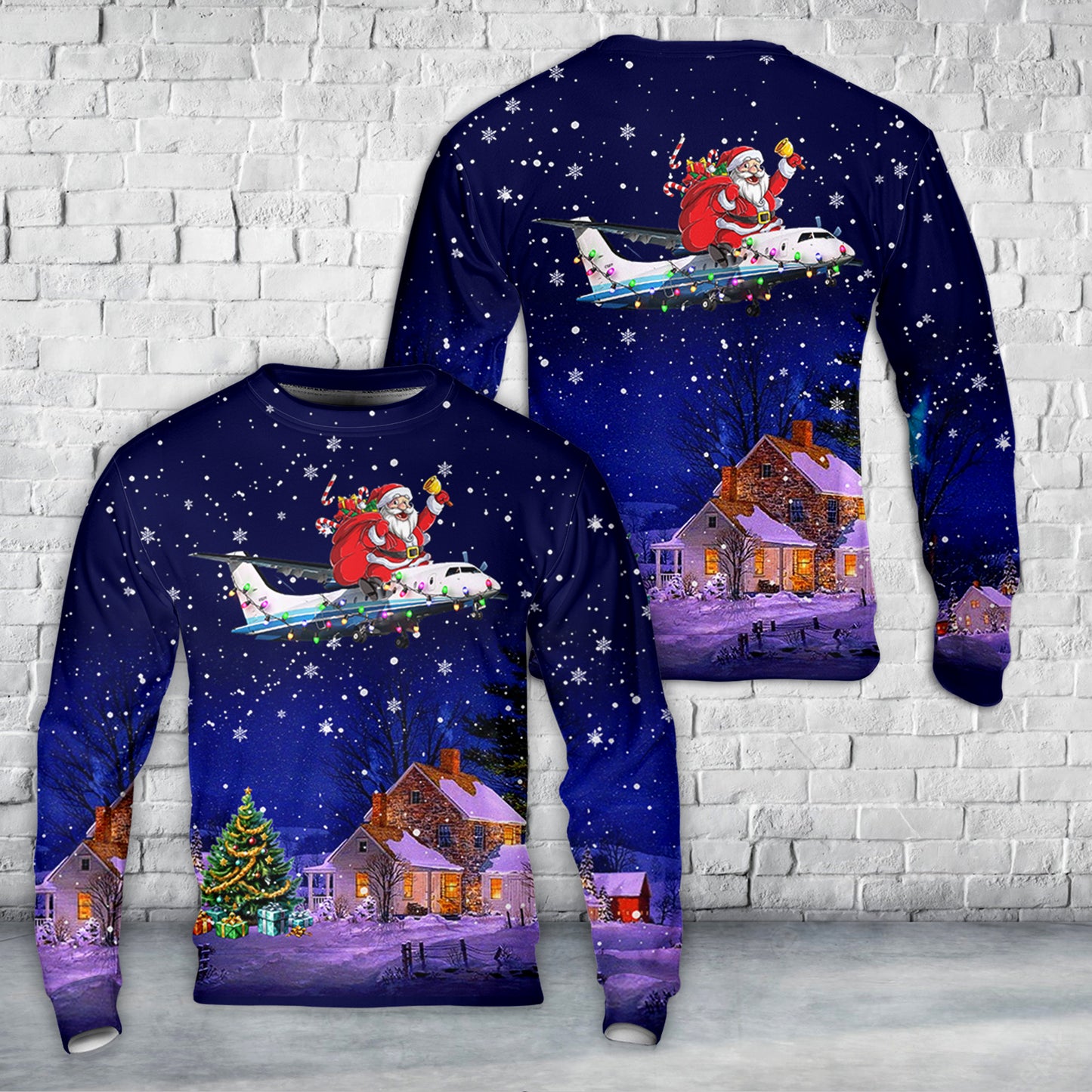 US Air Force Dornier C-146A Wolfhound Of 524th Special Operations Squadron Christmas Sweater