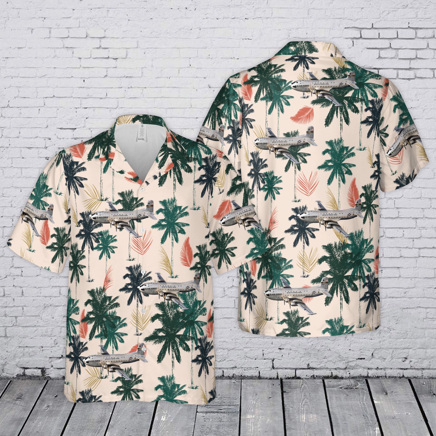 US Air Force Douglas C-124 Globemaster II Hawaiian Shirt