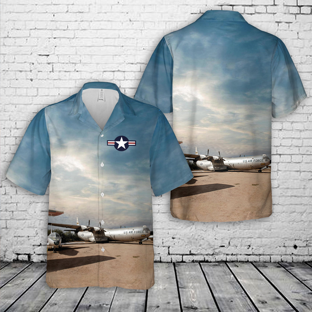 US Air Force Douglas C-133B Cargomaster 59 Hawaiian Shirt