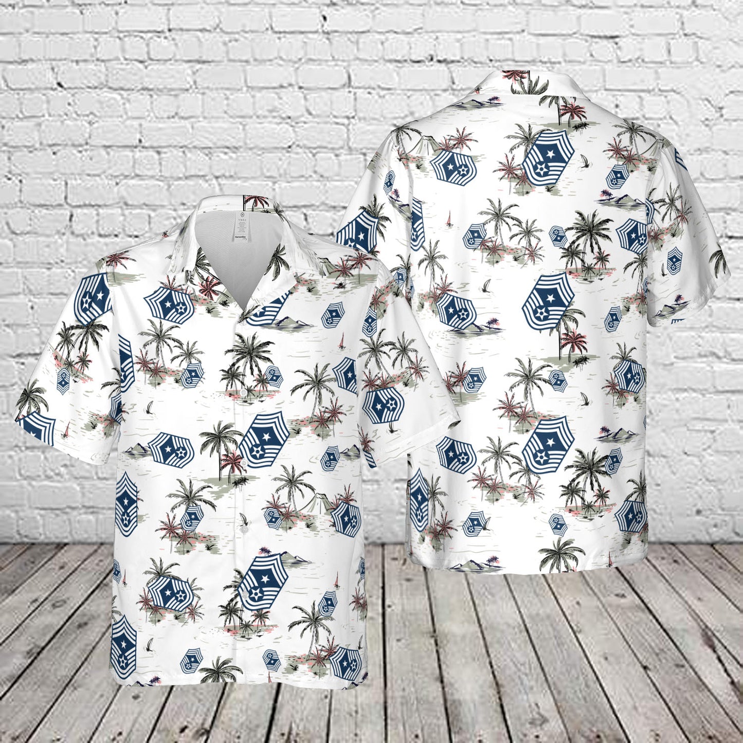 US Air Force E9c Command chief master sergeant Hawaiian Shirt