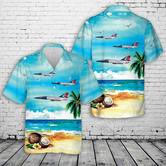 USAF 125th FIG F-106A Delta Dart Bicentennial 1976 Hawaiian Shirt