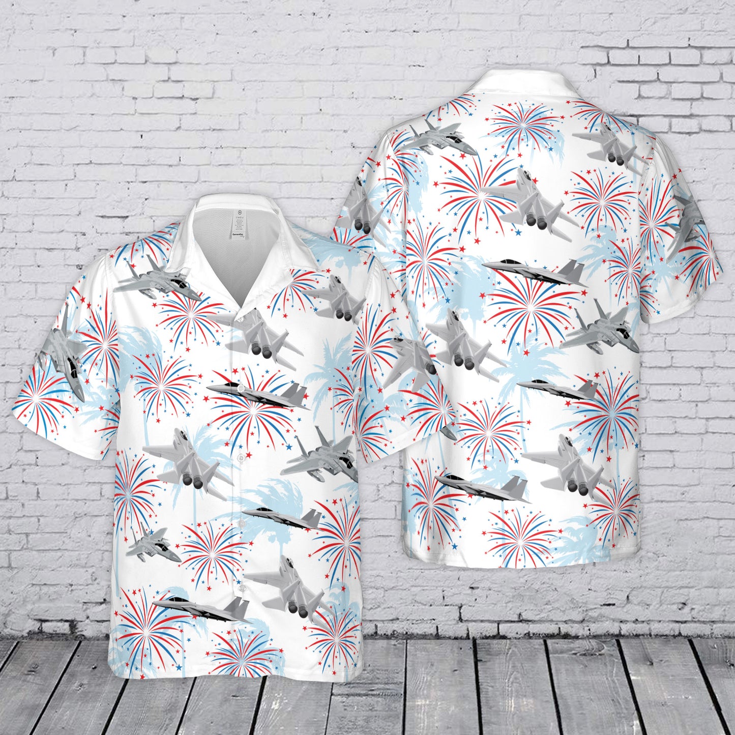 US Air Force F-15 Eagle 4th July 250th Anniversary 1776-2026 Hawaiian Shirt