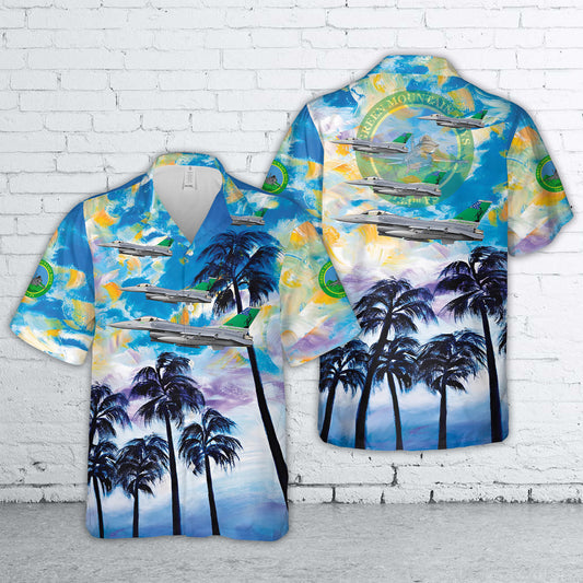 US Air Force F-16C Fighting Falcon 158th FW Hawaiian Shirt – 70th Anniversary