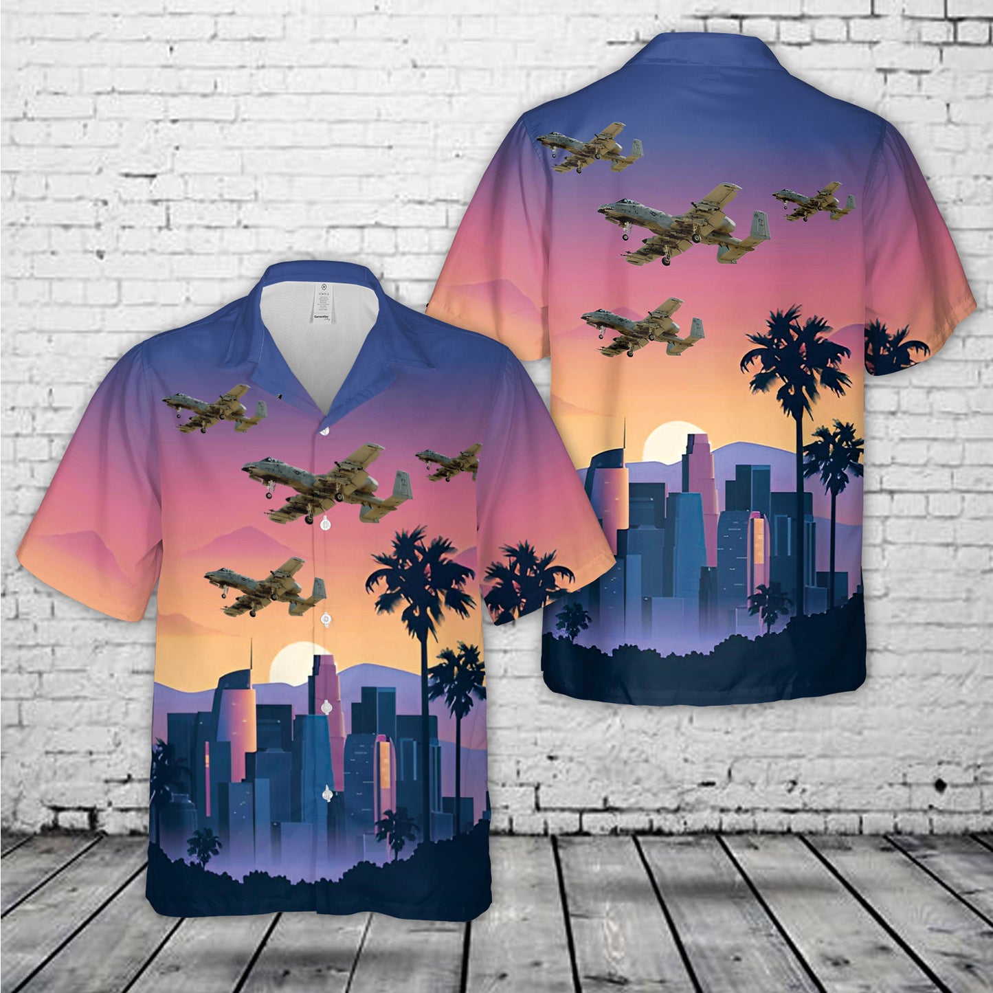 US Air Force Fairchild OA-10A Thunderbolt II Hawaiian Shirt