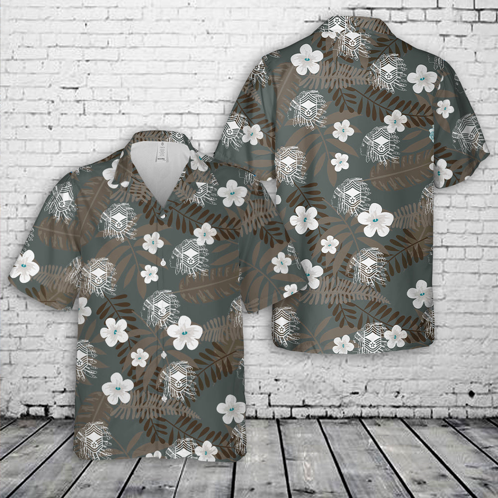 US Air Force Female Chief Master Sgt Hawaiian Shirt