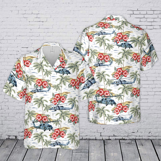 US Air Force HH-60 Pave Hawk Hawaiian Shirt