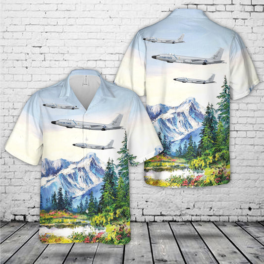 US Air Force KC-135T Cobra Jaw Hawaiian Shirt