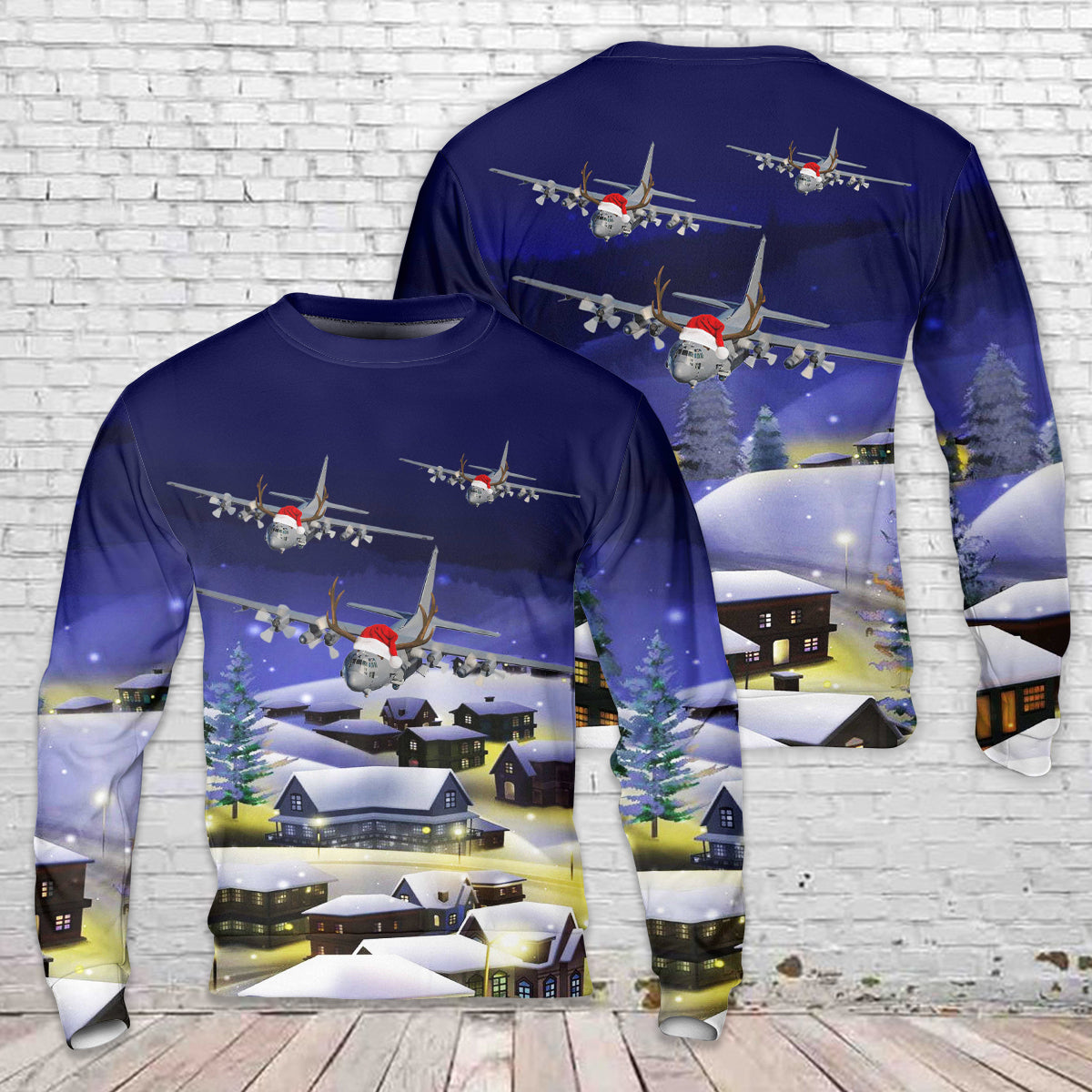 US Air Force Lockheed AC-130 Christmas Sweater