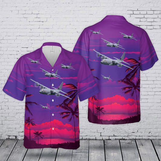 US Air Force Lockheed AC-130 Hawaiian Shirt