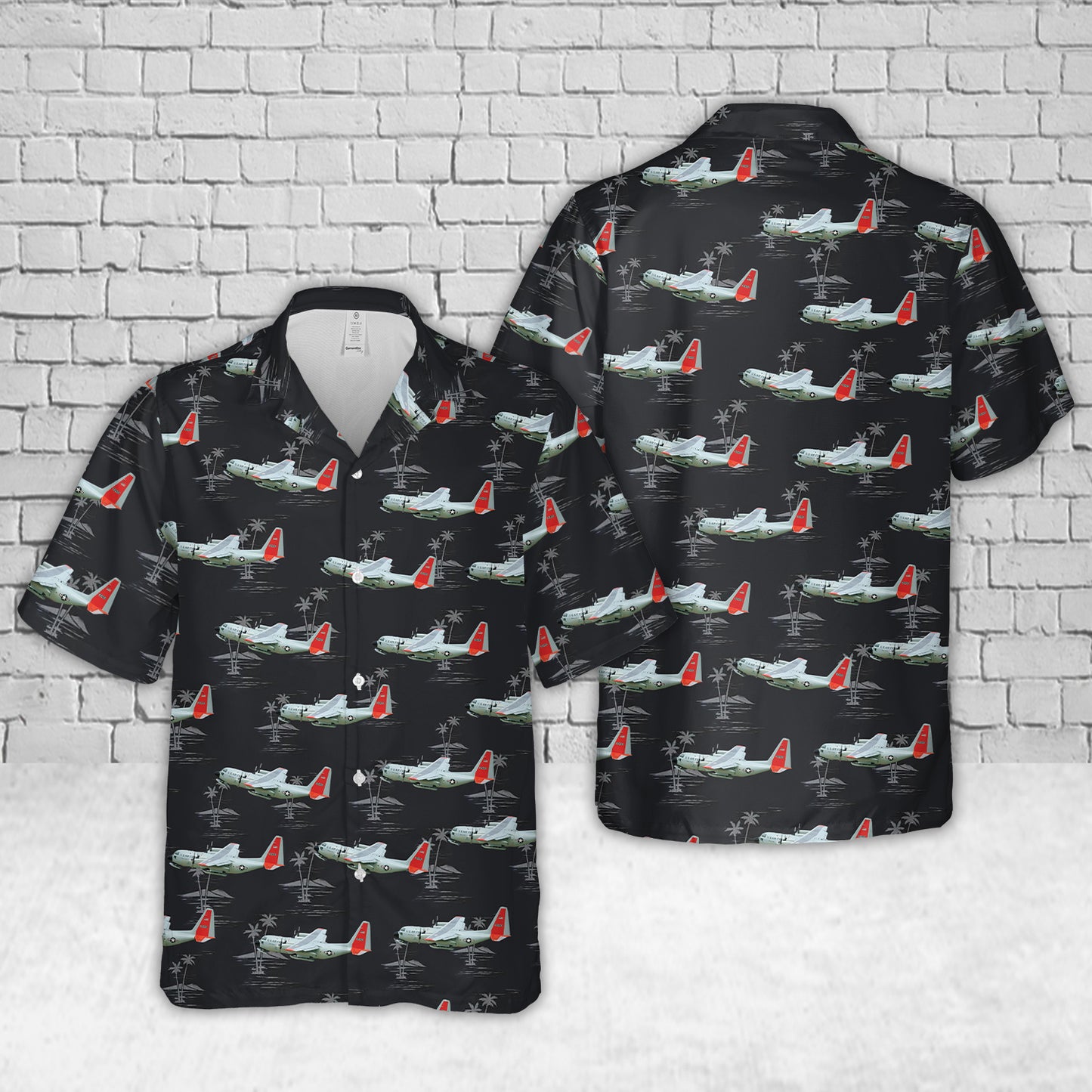 US Air Force Lockheed LC-130 'Skibird' 139th AS Hawaiian Shirt