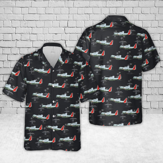 US Air Force Lockheed LC-130 'Skibird' 139th AS Hawaiian Shirt