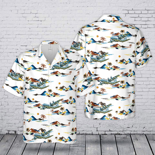 US Air Force Lockheed MC-130  Hawaiian Shirt
