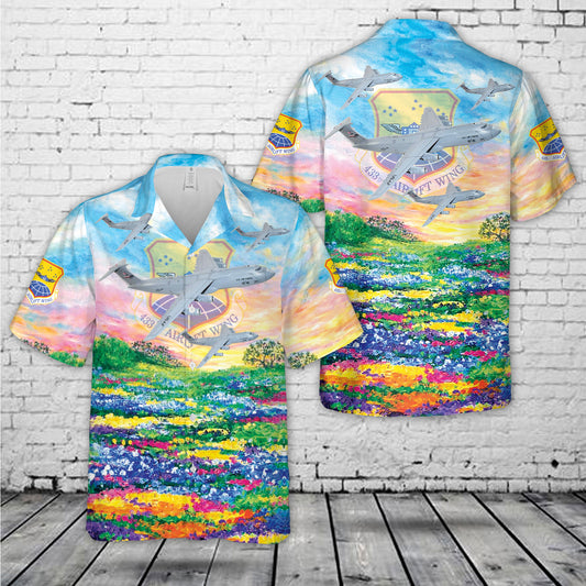 US Air Force Lockheed Martin C-5A Galaxy, 433rd Airlift Wing Hawaiian Shirt