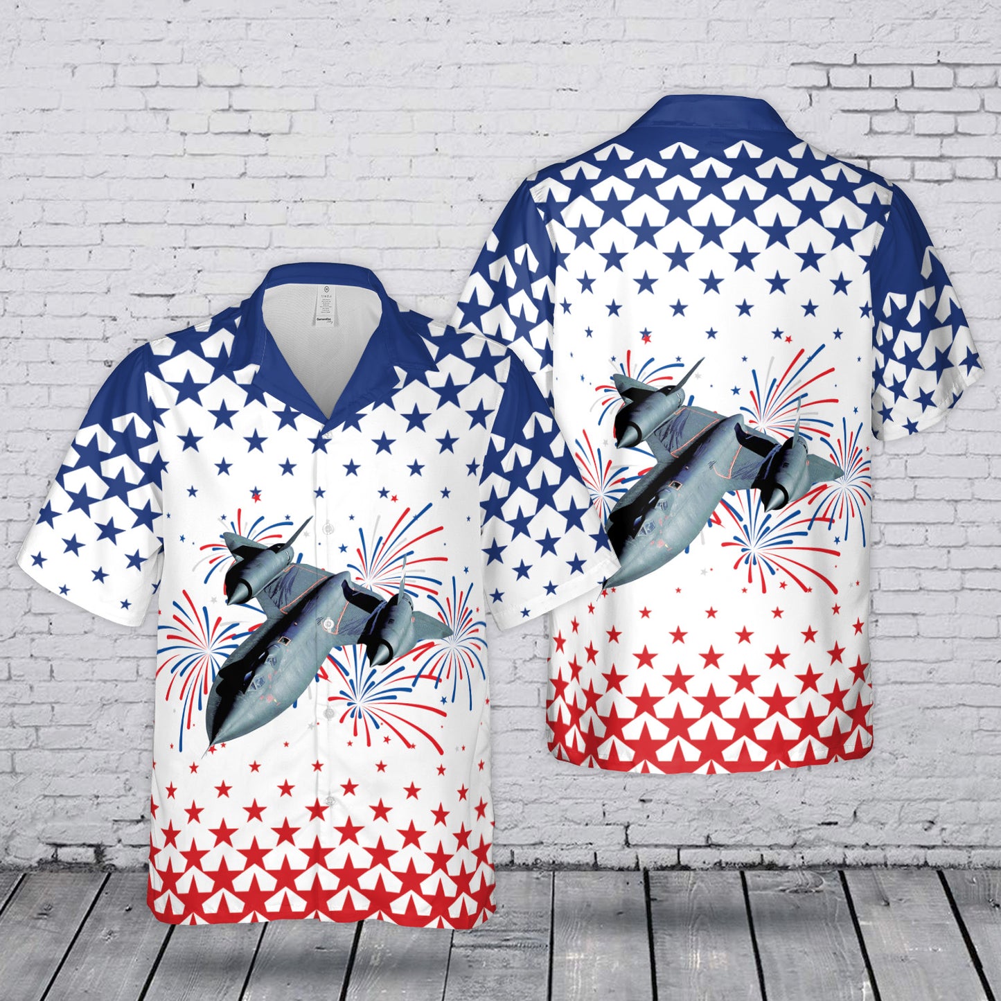 US Air Force Lockheed SR-71 Blackbird 4th July 250th Anniversary 1776-2026 Hawaiian Shirt