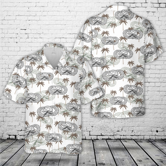 US Air Force Logistics Badge Hawaiian Shirt