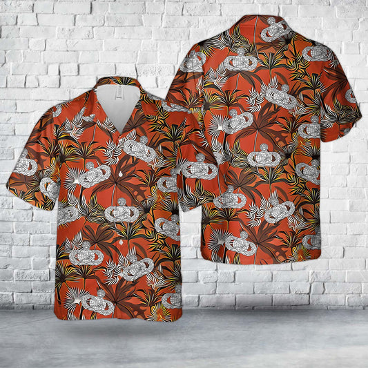 US Air Force Master Communications and Information Badge Hawaiian Shirt