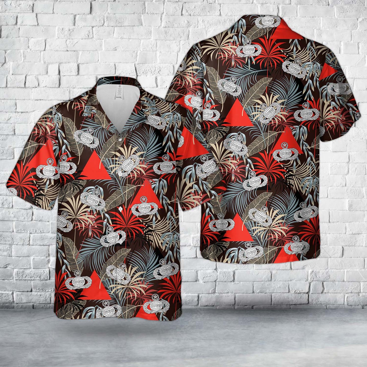 US Air Force Master Intelligence Badge Hawaiian Shirt