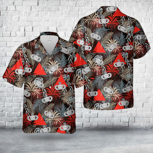 US Air Force Master Intelligence Badge Hawaiian Shirt