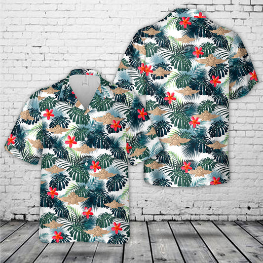 US Air Force Master Multidomain Warfare Officer Hawaiian Shirt