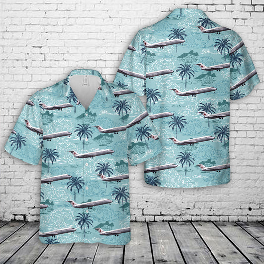 US Air Force McDonnell Douglas C-9A Nightingale Hawaiian Shirt