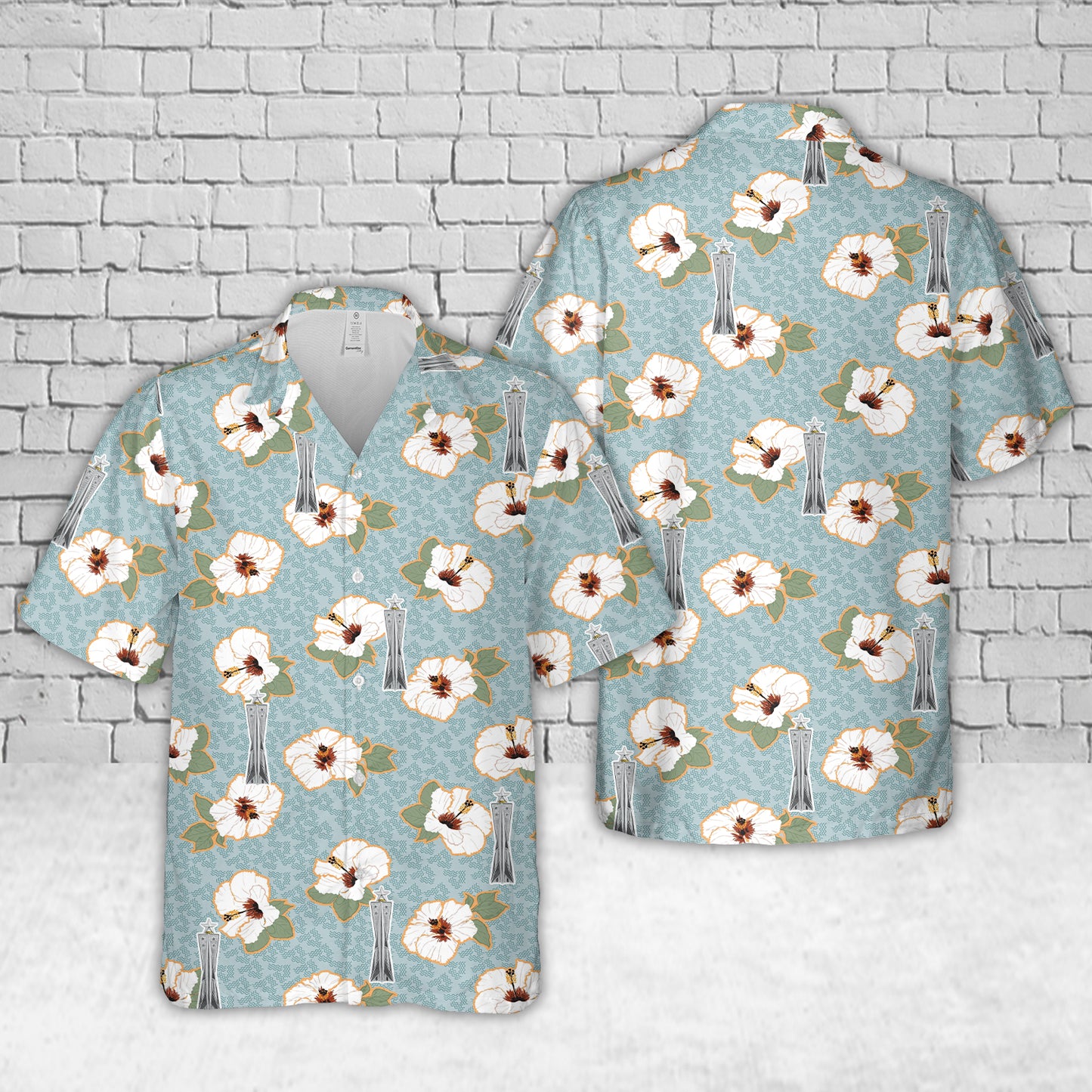 US Air Force Missile Maintenance Badge Senior Hawaiian Shirt