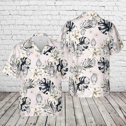 US Air Force Missile Operations Badge Senior Hawaiian Shirt