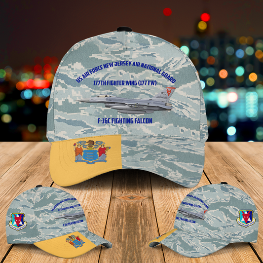 F-16C Fighting Falcon New Jersey ANG 177th Fighter Wing Cap
