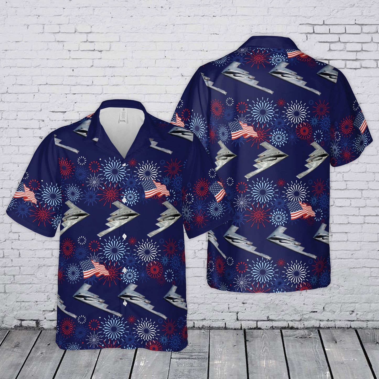 US Air Force Northrop B-2 Spirit 4th July 250th Anniversary 1776-2026 Hawaiian Shirt