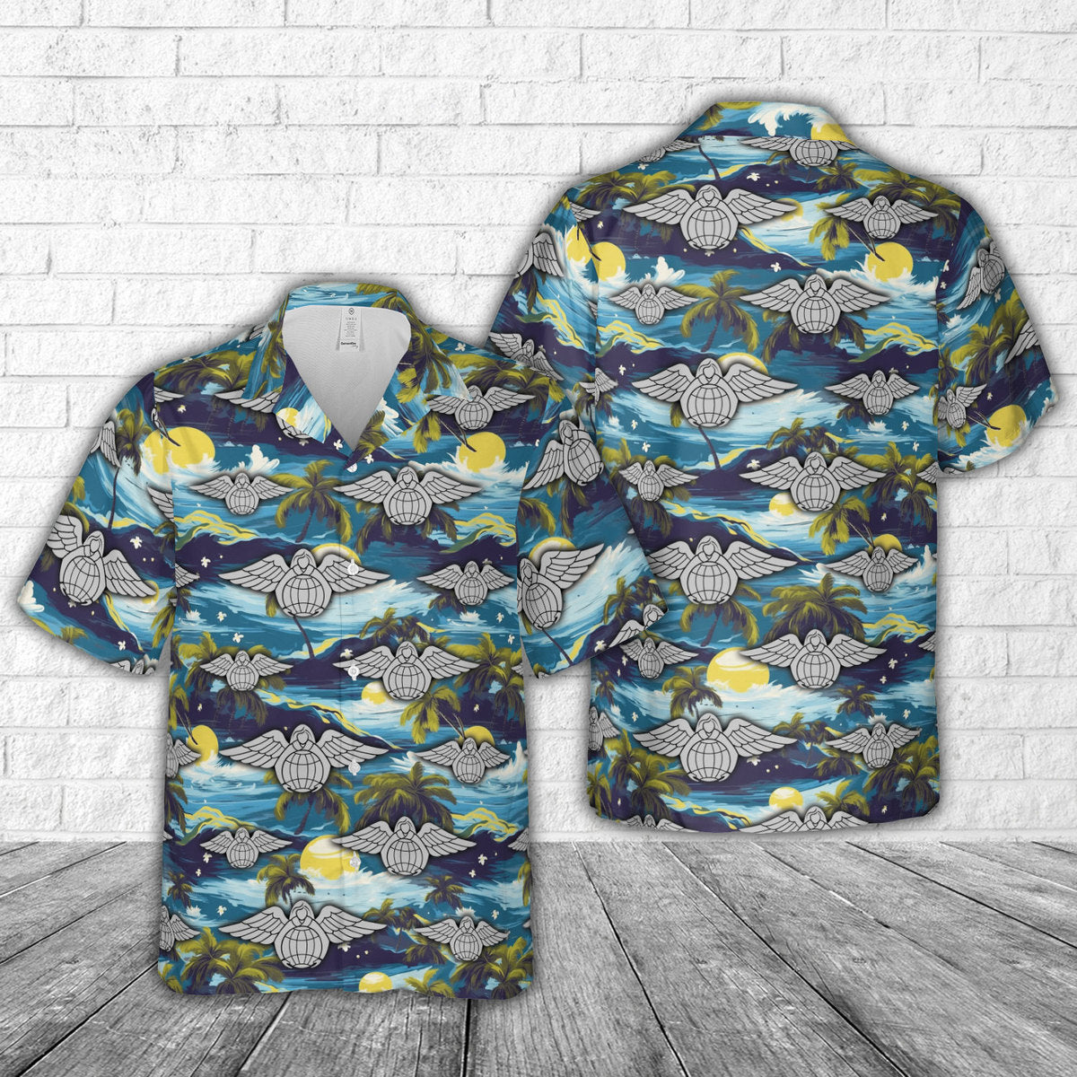 US Air Force Pararescue (PJ) Angel of Mercy Rescue Hawaiian Shirt