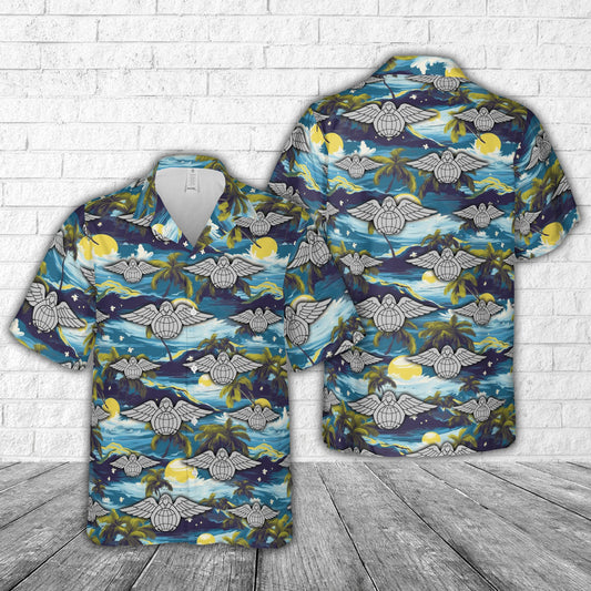 US Air Force Pararescue (PJ) Angel of Mercy Rescue Hawaiian Shirt