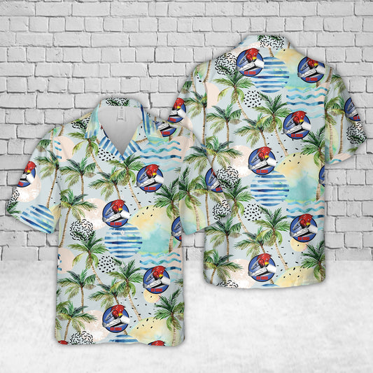 US Air Force Rapid Engineer Deployable Heavy Operational Repair Squadron Engineer (RED HORSE) Hawaiian Shirt