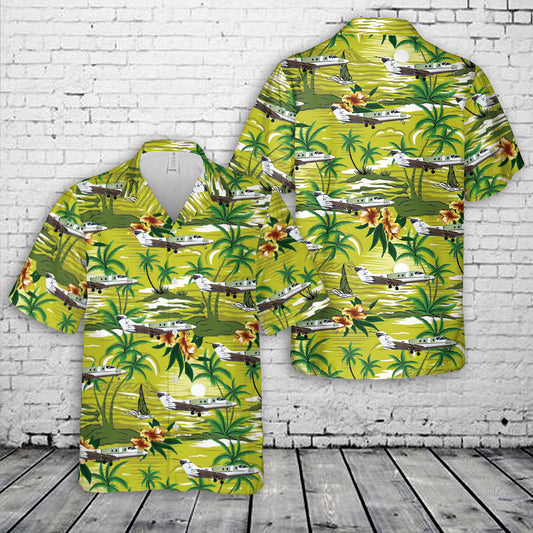 US Air Force Raytheon T-1 Hawaiian Shirt