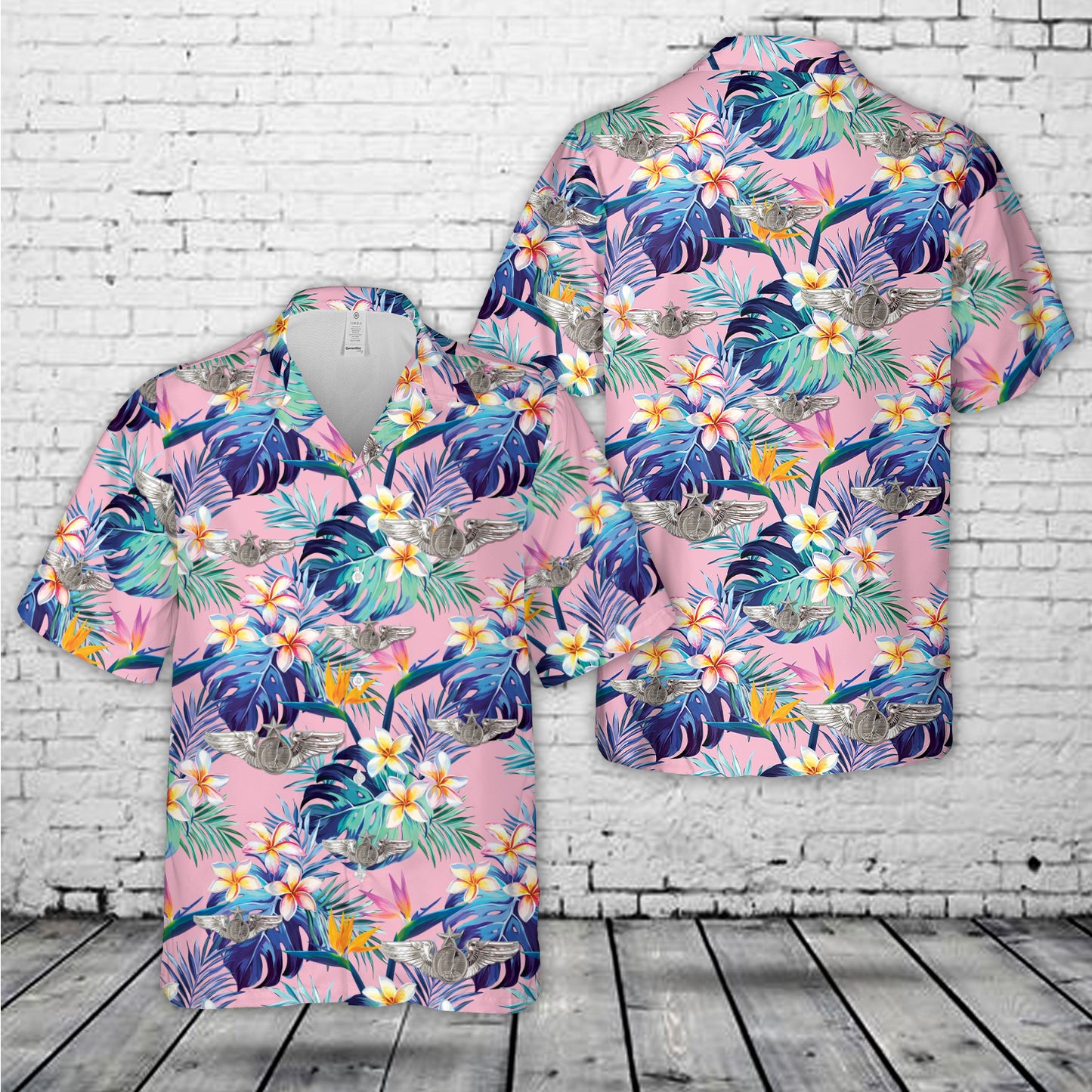 US Air Force Remotely Piloted Aircraft Senior Operator Wings Hawaiian Shirt