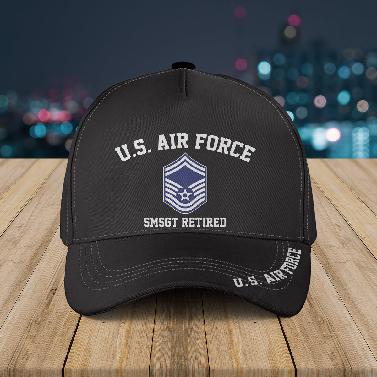US Air Force Senior Master Sergeant Retired Baseball Cap