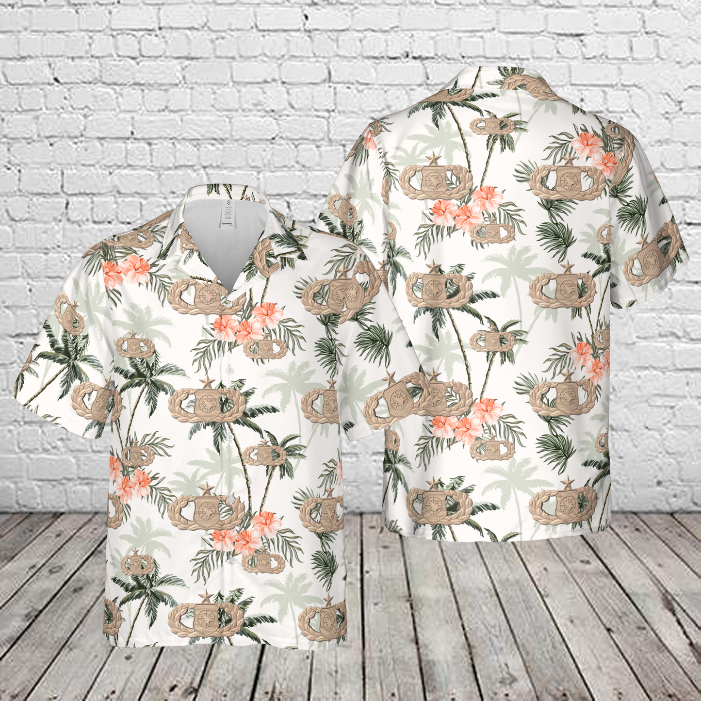 US Air Force Senior Weapons Director Badge Hawaiian Shirt