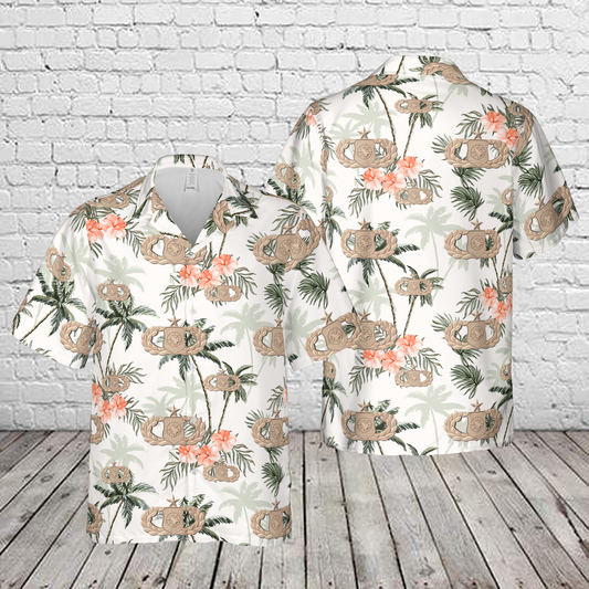 US Air Force Senior Weapons Director Badge Hawaiian Shirt