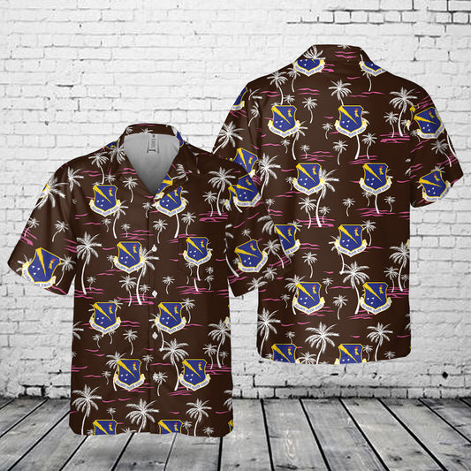 US Air Force Squadron Officer School  Pocket Hawaiian Shirt