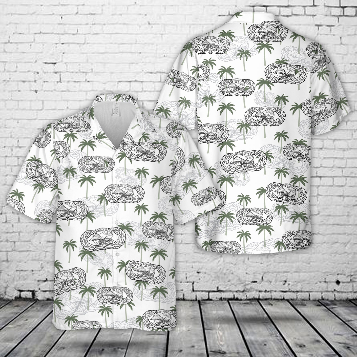 US Air Force Supply and Fuels Badge Hawaiian Shirt