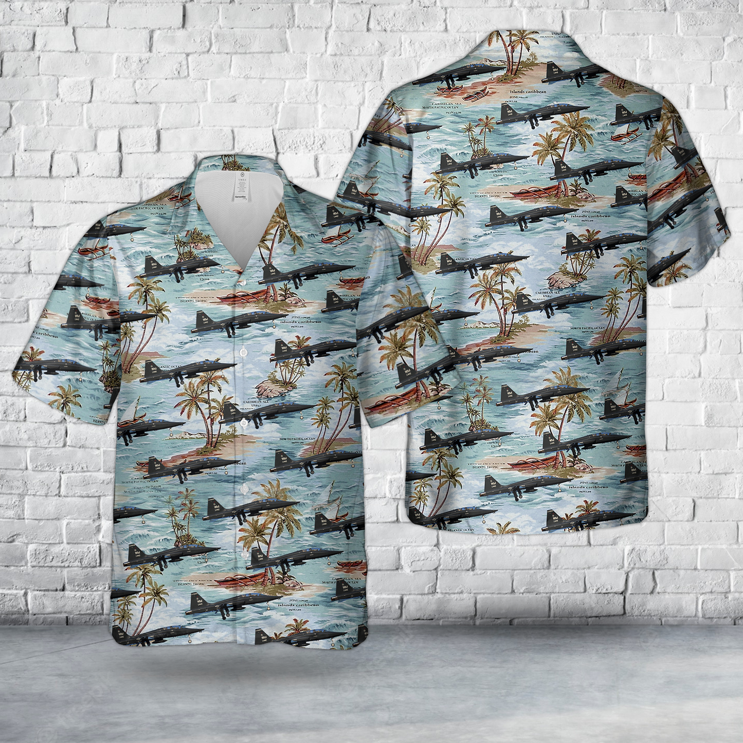 US Air Force T-38 Talon, 509th Follow Us, WM-442 Hawaiian Shirt