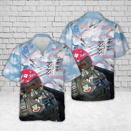 US Air Force Thunderbirds 6 Hawaiian Shirt