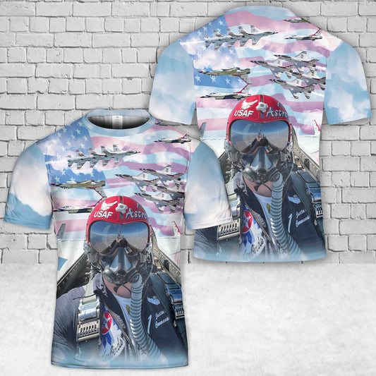 US Air Force Thunderbirds Astro 1 T-Shirt 3D