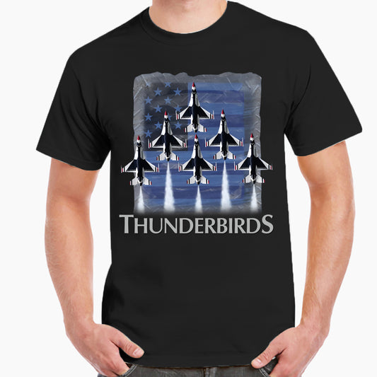 US Air Force Thunderbirds Classic Unisex T-Shirt Gildan 5000 (Made In US) DLTT0506PT03