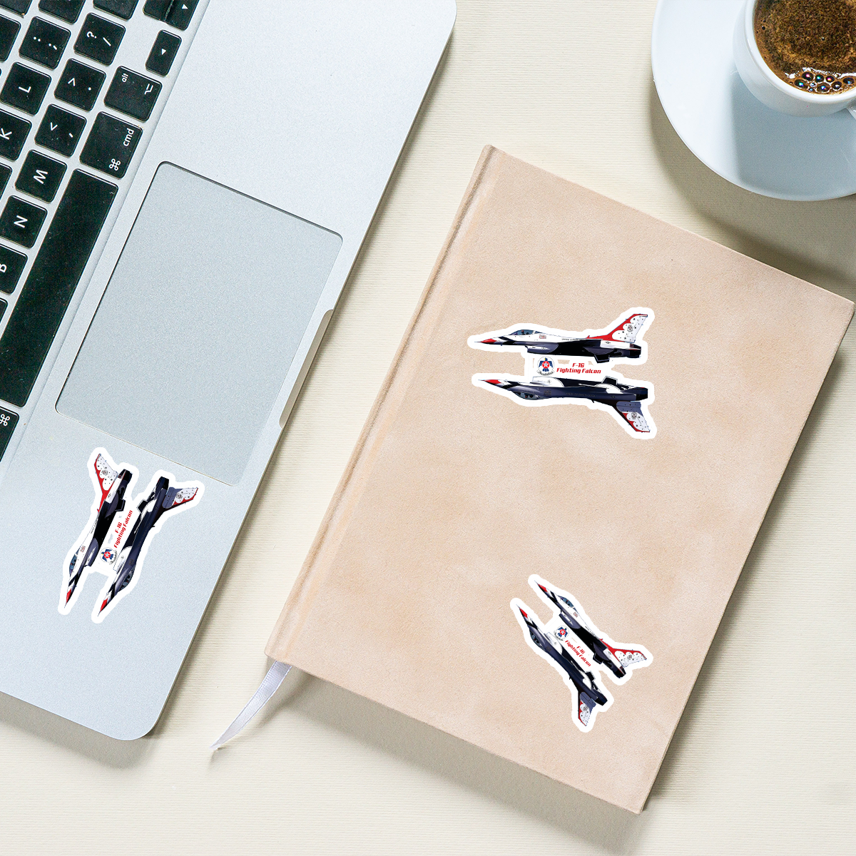 US Air Force Thunderbirds F-16 Fighting Falcon Sticker – Merch Gears