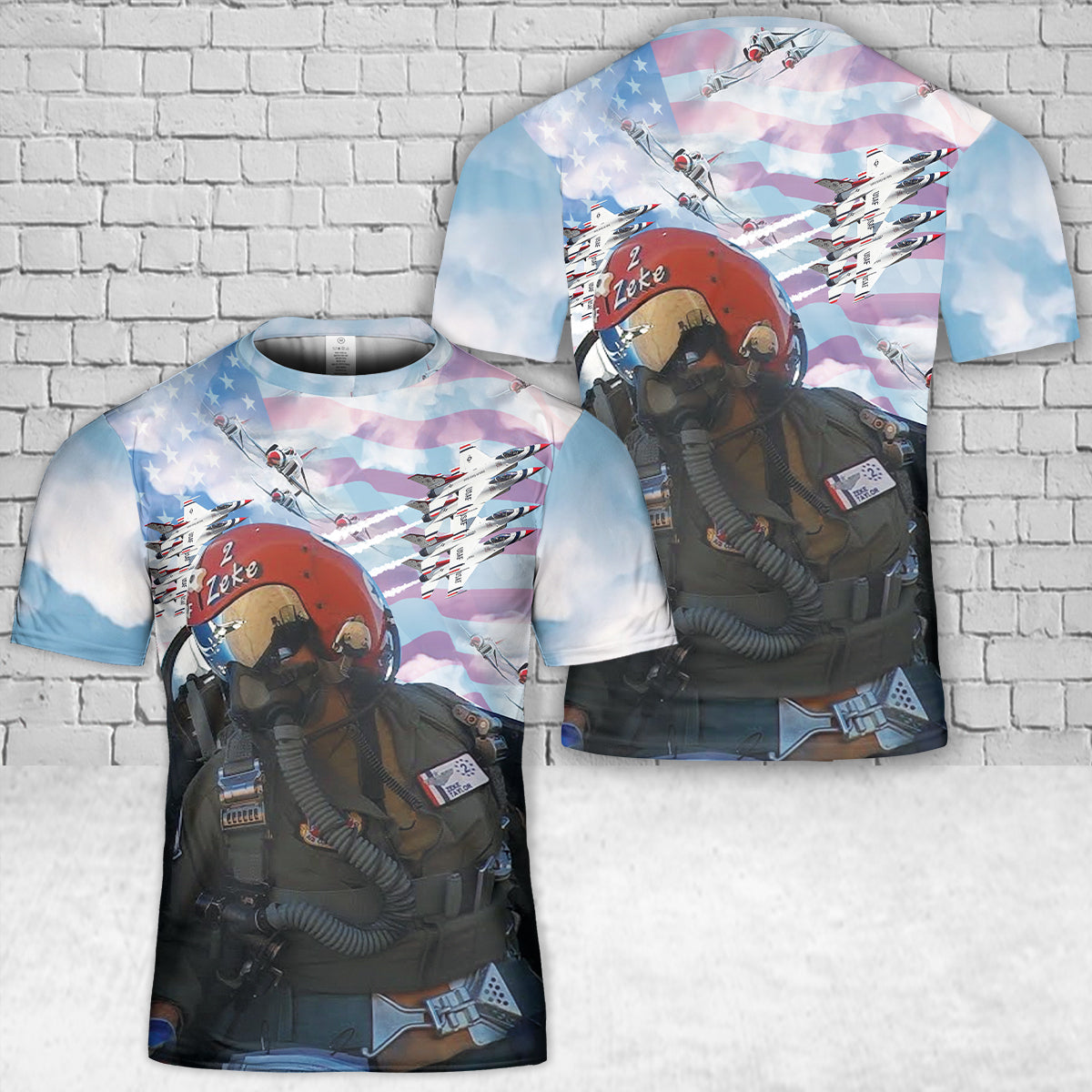 US Air Force Thunderbirds T-Shirt 3D