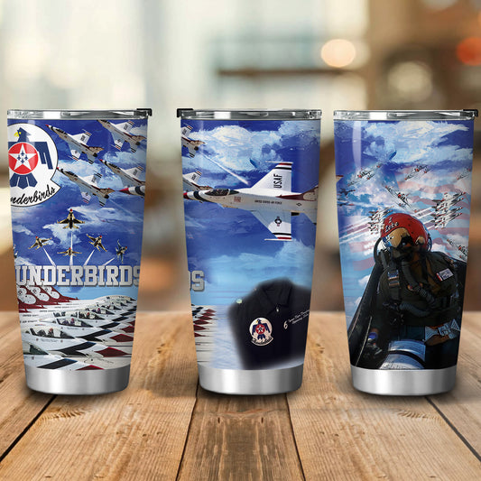US Air Force Thunderbirds Tumbler 20oz