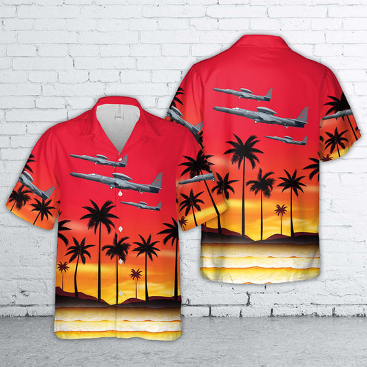 US Air Force U-2S Dragon Lady "Senior Span" 9th Reconnaissance Wing, 99th Reconnaissance Squadron, 68-0329 - Beale AFB, CA Hawaiian Shirt