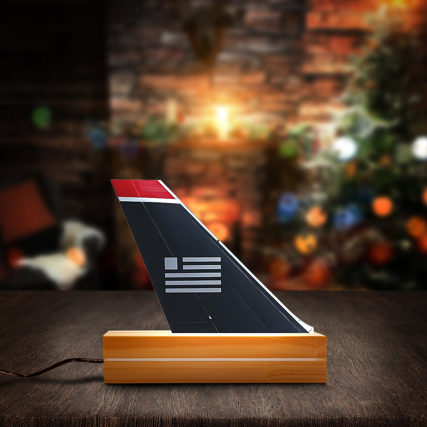 US Airways flag Tail Photo Night Light
