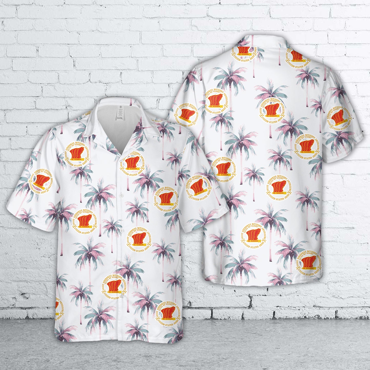 US Army 101st Airborne Division Artillery (DIVARTY) Hawaiian Shirt