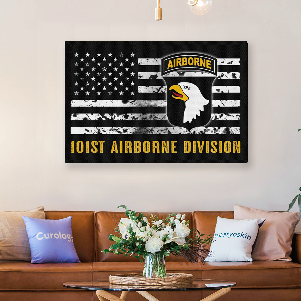 US Army 101st Airborne Division Canvas