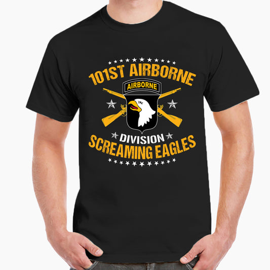 US Army 101st Airborne Division Classic Unisex T-Shirt Gildan 5000 (Made In US)